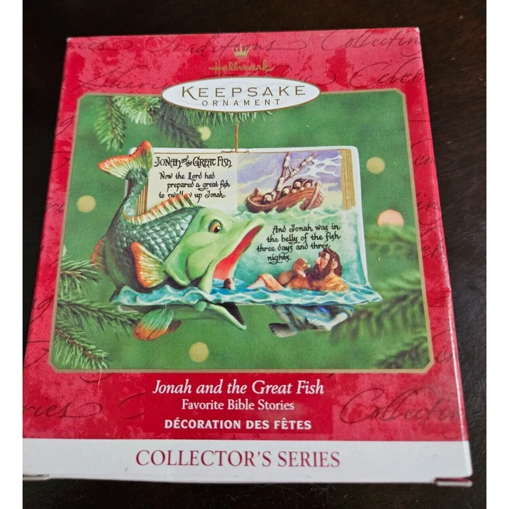 Hallmark Keepsake Jonah and the Great Fish Ornament #2 in the Bible Series 2000